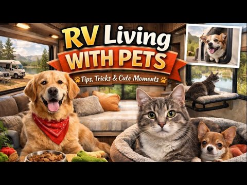RV Living With Pets  Tips, Tricks & Cute Moments | RV adventure