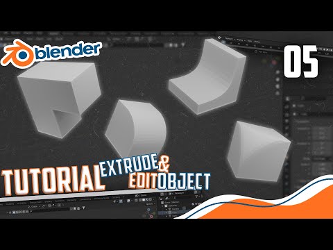 CARA EDIT/EXTRUDE OBJECT DI EDIT MODE BLENDER #belajarblender 05 (BAHASA INDONESIA)