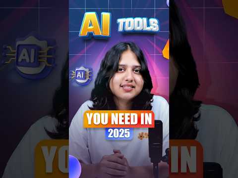 Top 5 AI Tools in 2025 🚀 | Aapki Productivity 10X Ho Jayegi! #ai #youtubeshorts #techhacks #shorts