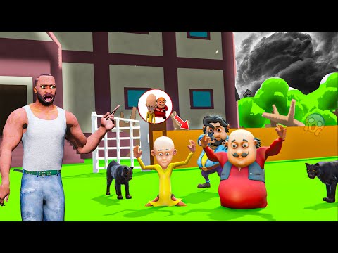 Franklin Teleports to FURFURI NAGAR to Save Motu Patlu in Indian Bikes Driving 3D😱