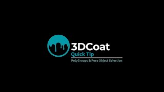 Quick Tip: Polygroups & Pose Object Selection