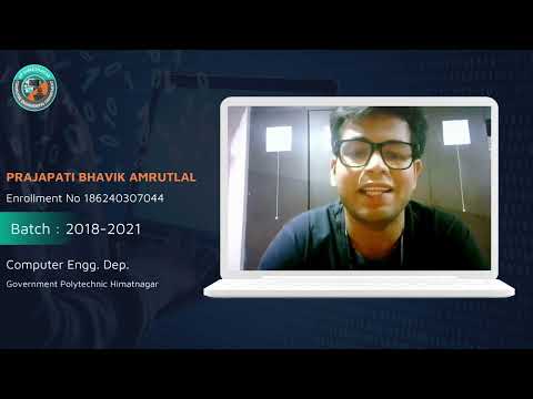PRAJAPATI BHAVIK AMRUTLAL | 2018-2021 | Testimonial