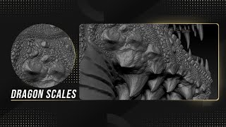 Sculpting And Detailing A Dragon With Blender VDM Brushes  + Model