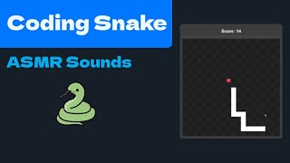 Building Snake in HTML, CSS, and JavaScript (ASMR Coding, No Talking)