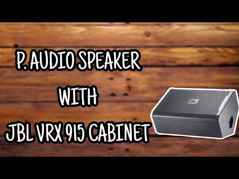 15 stage Monitor // p audio stage monitor jbl vrx 915 cabinet with p audio 15bm 400b v3 SPEAKER