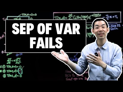 【Stanford engineering】Applied mathematics (13/20): FAIL -- separation of variables