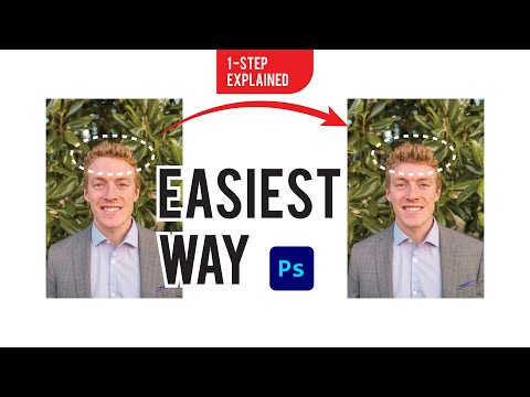 How to Add Hair to Forehead Cover Big Vast Forehead in Photoshop