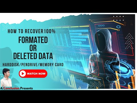 Recover Formatted or Deleted Data from Hard disk, Pendrive, Memory Card|| Conclusion