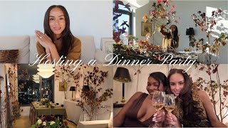 HOSTING VLOG | Hosting a Whimsical Fall Dinner Party