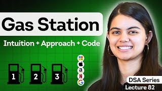 L82. Gas Station | Greedy Approach | Leetcode 134