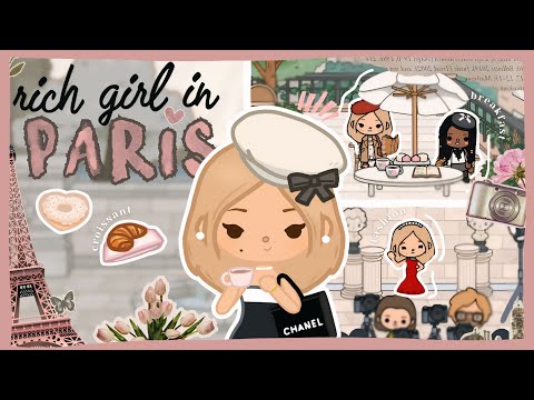 PARIS diaries 🥐: luxury hotel, fashion week, shopping, fancy restaurants | toca boca world 🎀