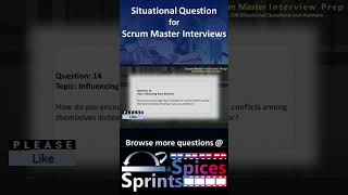 Scrum Master - SM Interview Question 14 of 200 #scrummasterinterview #scrummaster #agileinterview