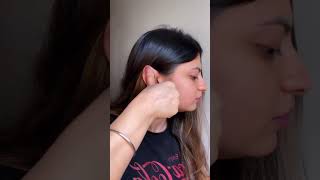 Ear massage for glowing skin #glowingskin #earmassage #faceyoga #makeuptutorial #beauty #trending