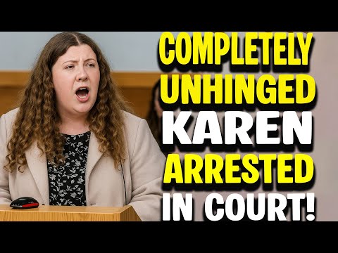 Unhinged Karen Gets SHUT DOWN by Judge and ARRESTED Right in Court!
