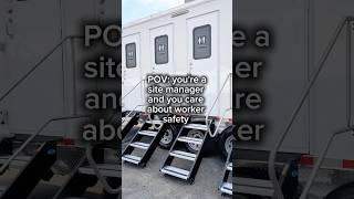 Safety first, always. ✅ #portablerestrooms #construction #worksitesafety #safetyfirst #workersafety