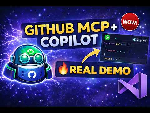 How to Use GitHub MCP with Copilot in Your Project (Real Demo) 🚀