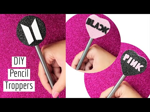 BTS and Blackpink DIY pencil/pen toppers