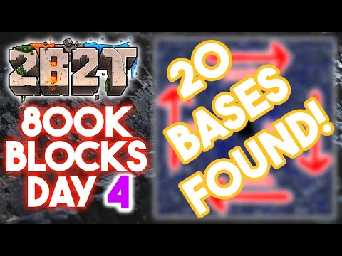 Finding 20 BASES live on 2b2t (800k blocks, day 4)