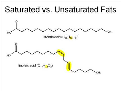 Macromolecules Part 5:  Lipids (1 -- Fatty Acids)