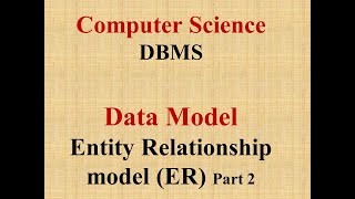 PGTRB/TNSET2025/ Polytechnic/DBMS - Data Model (Entity Relationship Model) Part 2,