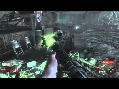 Black Ops Zombies Wall Shot gun Challenge Part 2/9 Kino Solo