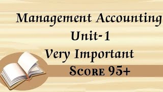 Management Accounting  Important Bcom 5 sem#punjabuniversity#exam#bcom#important#management#account