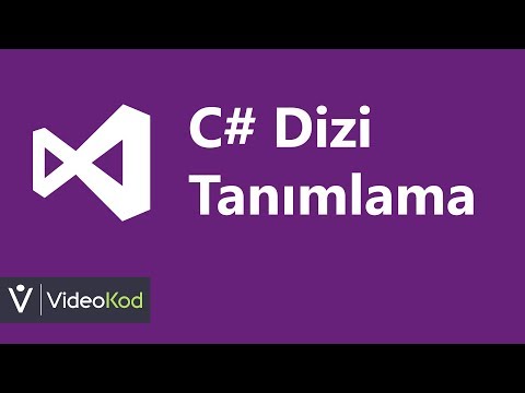 C# Dizi (Array) Tanımlama