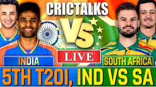 🔴 Live: IND vs SA, 5th T20I, Cricket Live Match Today Score Commentary, India v South Africa