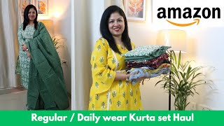 Latest Amazon Haul - Regular/Office wear Kurta sets,  trousers, shorts, sleepwear✨Try on Haul