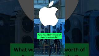 What would $1000 invested in Apple be worth today? #aapl #apple #shorts