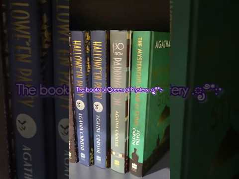 Agatha Christie & Mystery #books  #bookrecommendations  #mysterynovel #bookshelf  #cozyvlog
