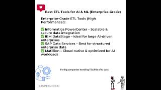 💣🚀 #etltools #datascience #dataengineer #tech #developers #codinglife #python #learning #ml