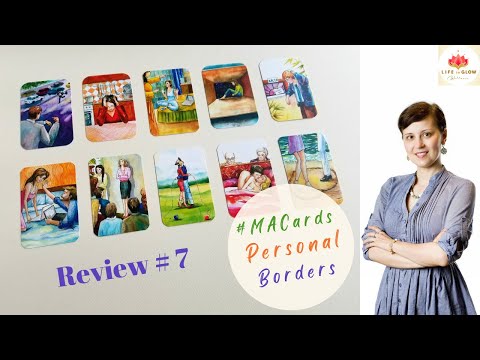 #macards PERSONAL BOUNDARIES - MACards Deck Review #7 & Exercise ( #pickacard )