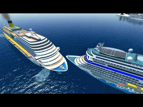 Costa Venezia VS AIDAperla | Cruise Ship Handling