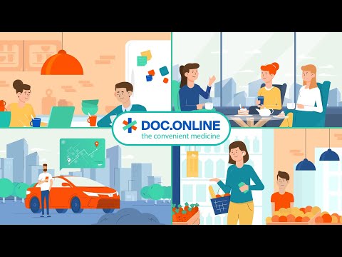 Explainer video for a medical online platform DOC.ONLINE