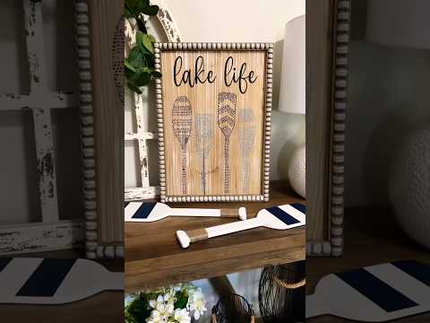 Lake DIY Decor🐟#diy #diydecor #lake #home #summer #lakedecor #decoration #homedecor #diycrafts