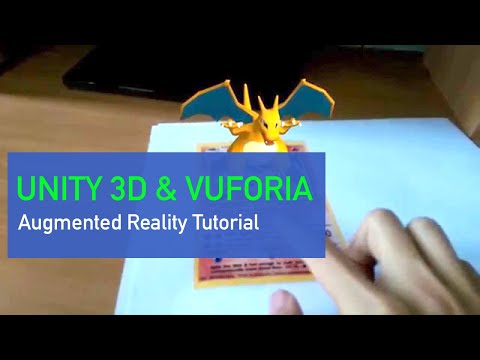 Unity 3D AR - Unity Vuforia Augmented Reality Tutorial