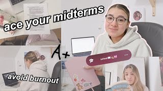 surviving MIDTERMS without burnout: MY TOP STUDY TIPS