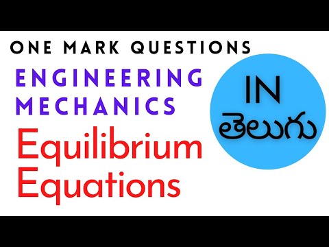 Equilibrium equations (static)