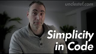 Code Simplicity with Uncle Stef Live!