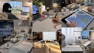 🎧⋆☾ Study Vlog Series: Relaxing Music - Focusing on Studying During the Last Days of the Year 🍃 |...