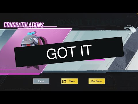 Abyssal Treasure opening WE GOT IT|PUBG Mobile