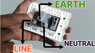 SWITCH SOCKET CONNECTION ELECTRICAL WIRING