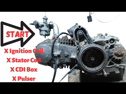 How to start this engine w/out IGNITION COIL/PULSER/CDI BOX/STATOR COIL |@ok-ka-brad #diy