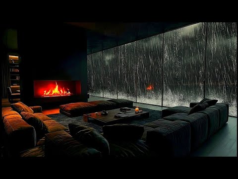 Rain Sounds for Sleeping  Relaxing Rain on Window for Deep Sleep