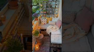 Balcony Makeover Part 2 🙌🏼🧡 #beforeandafter #interiordesign #makeover #balcony #balconygarden