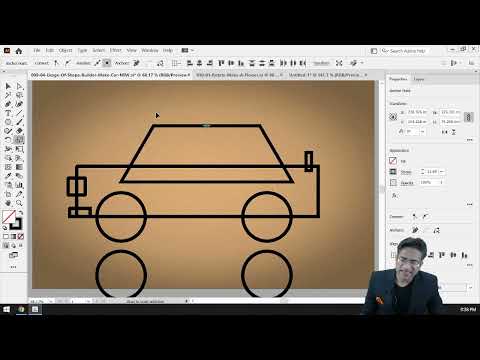 🚗 Shape Builder Tool | Rotate | Scale Tool | Part 03 🎨 Adobe Illustrator | Shahid Naseer | ITHeight