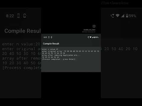 Remove duplicates from the sorted array 🫣🫡