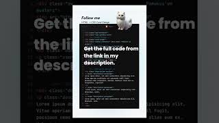 HTML - CSS - Card Design Pamukus #html  #css  #carddesigns  #webdevelopment