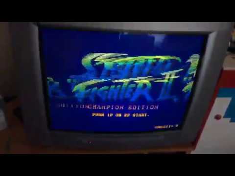 Mstreet-6 sfce bootleg Pcb sprite glitch.